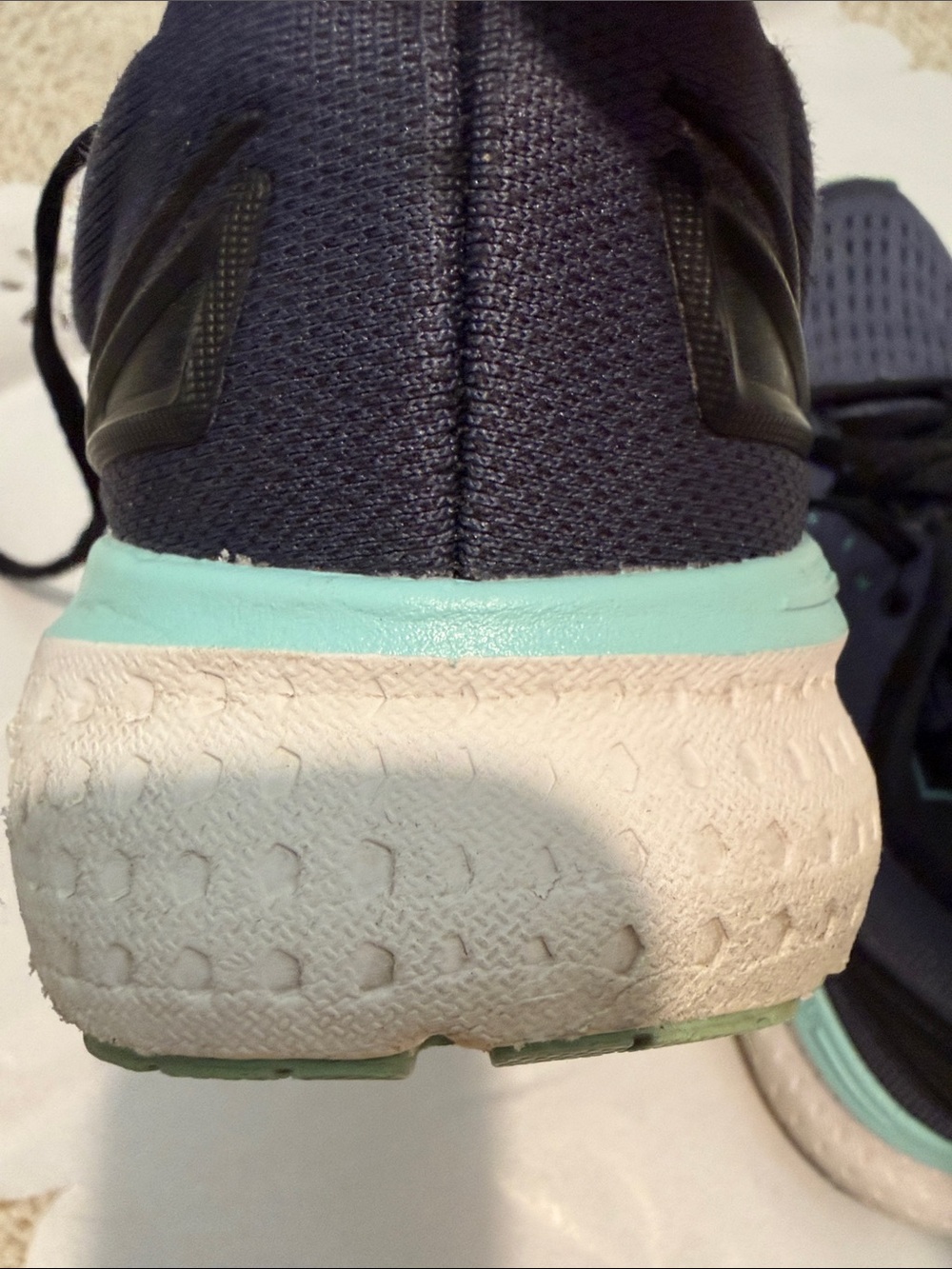 Brooks Women’s deep Blue and aqua Running Sneakers - Picture 6 of 9